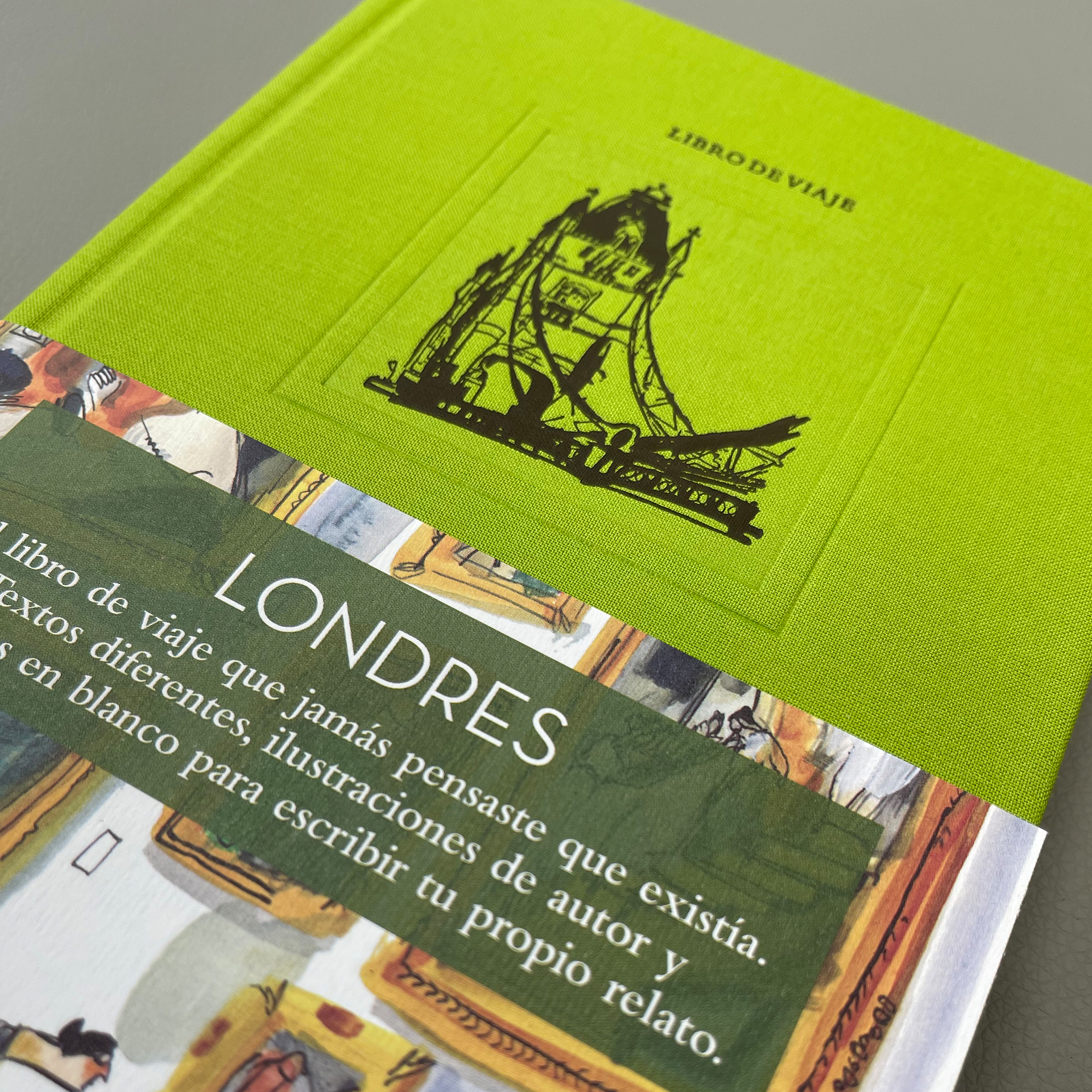 Caja Blanca de LONDRES + Colección de ocho láminas seleccionadas del libro en formato A5 - Tintablanca